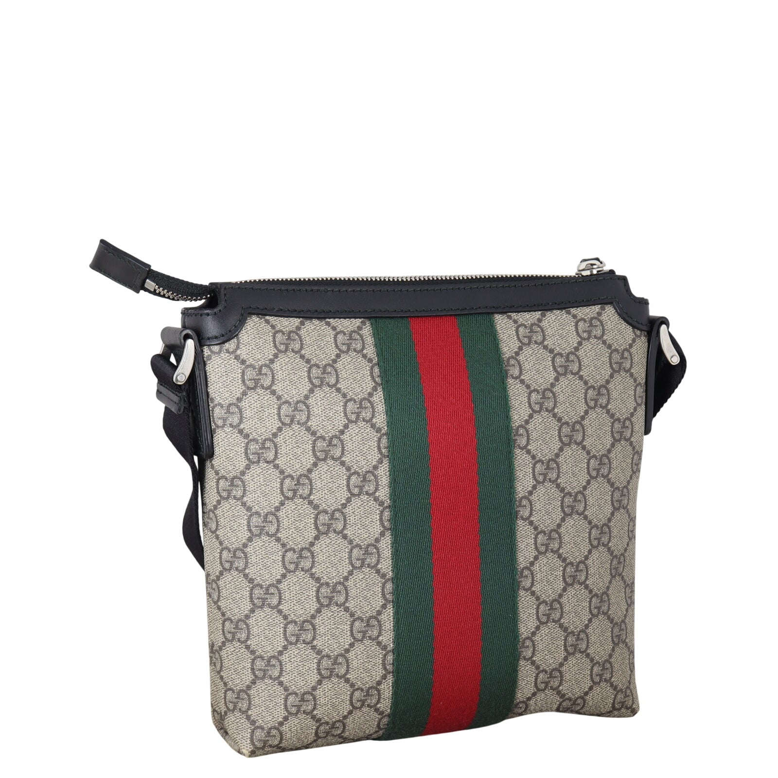 Gucci GG Supreme Web Messenger Bag
