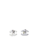 Chanel CC Stud Earrings