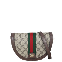 Gucci Ophidia GG Supreme Half Moon Shoulder Bag
