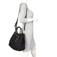 Prada Tessuto Gaufre Tote