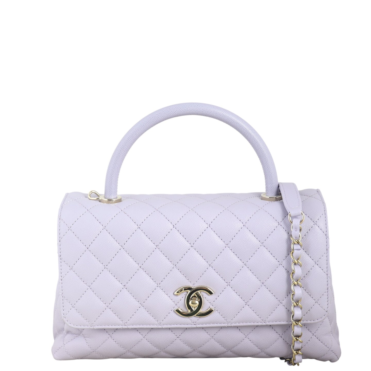 Chanel Coco Top Handle Flap Bag Medium