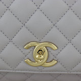 Chanel Coco Top Handle Flap Bag Medium