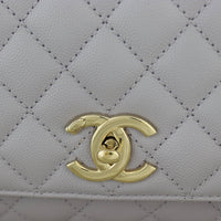 Chanel Coco Top Handle Flap Bag Medium