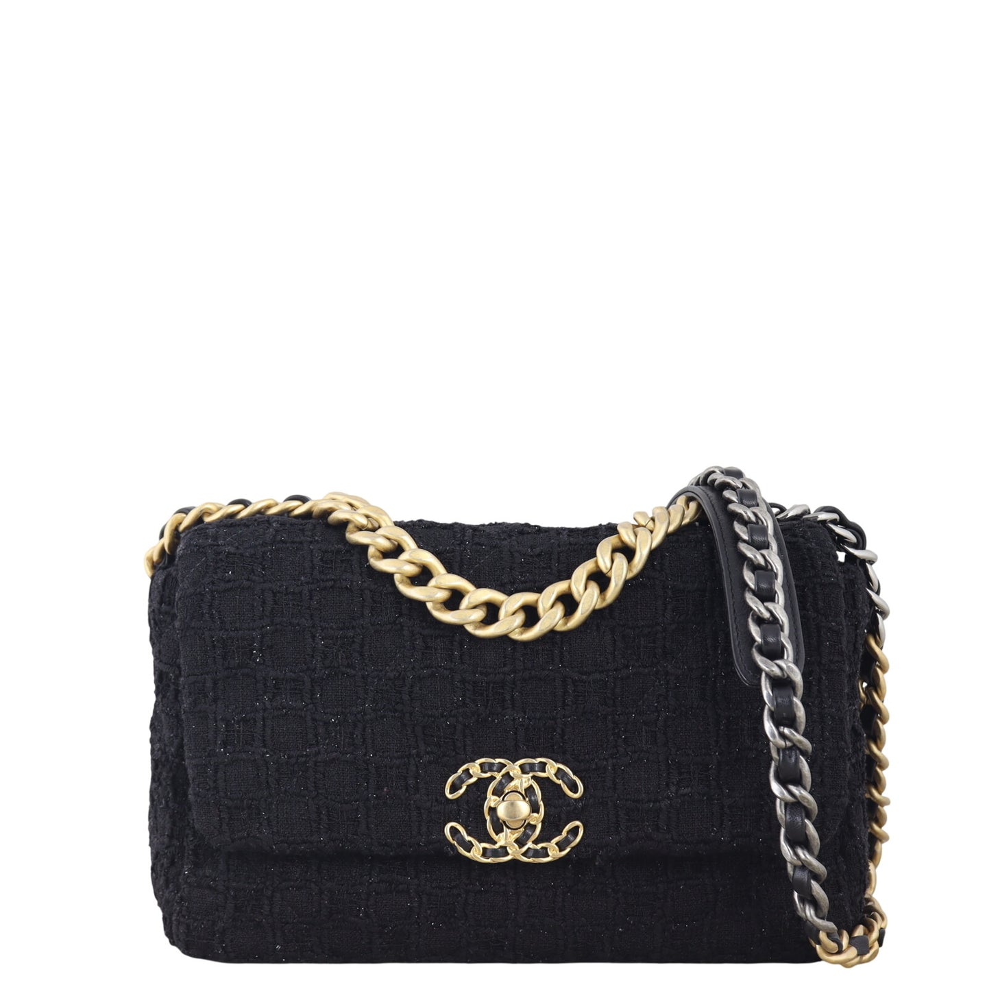 Chanel 19 Tweed Flap Bag Medium