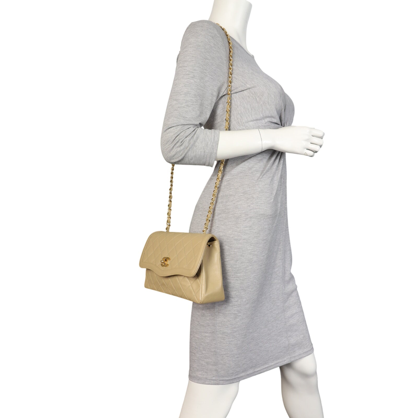 Chanel Vintage Diana Flap Bag with Wallet
