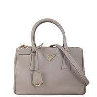 Prada Saffiano Lux Galleria Double Zip Tote Mini