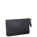 Louis Vuitton Double Zip Pochette Monogram Empreinte