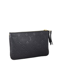 Louis Vuitton Double Zip Pochette Monogram Empreinte
