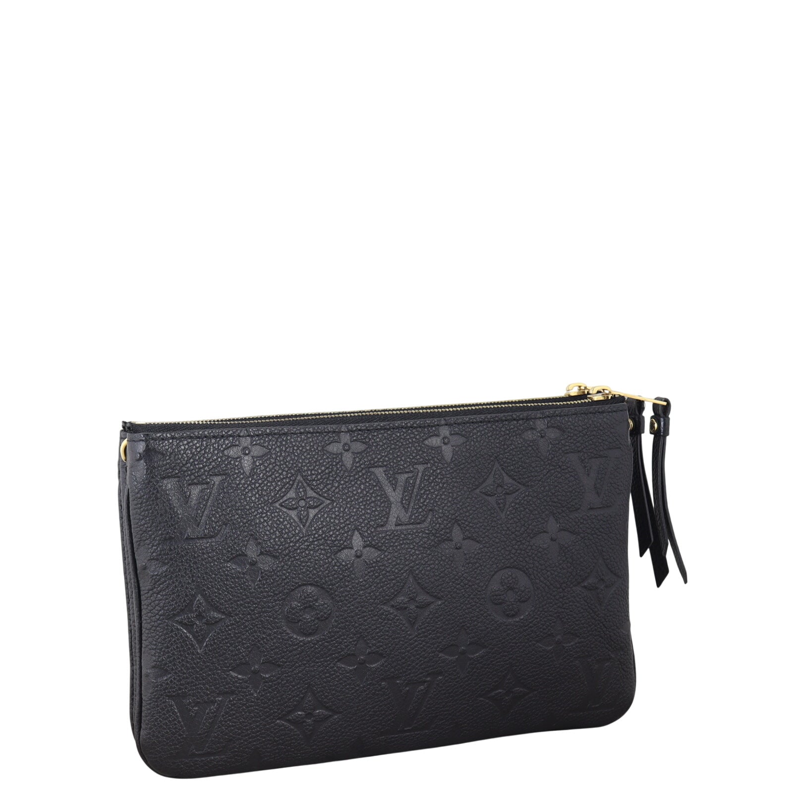 Louis Vuitton Double Zip Pochette Monogram Empreinte