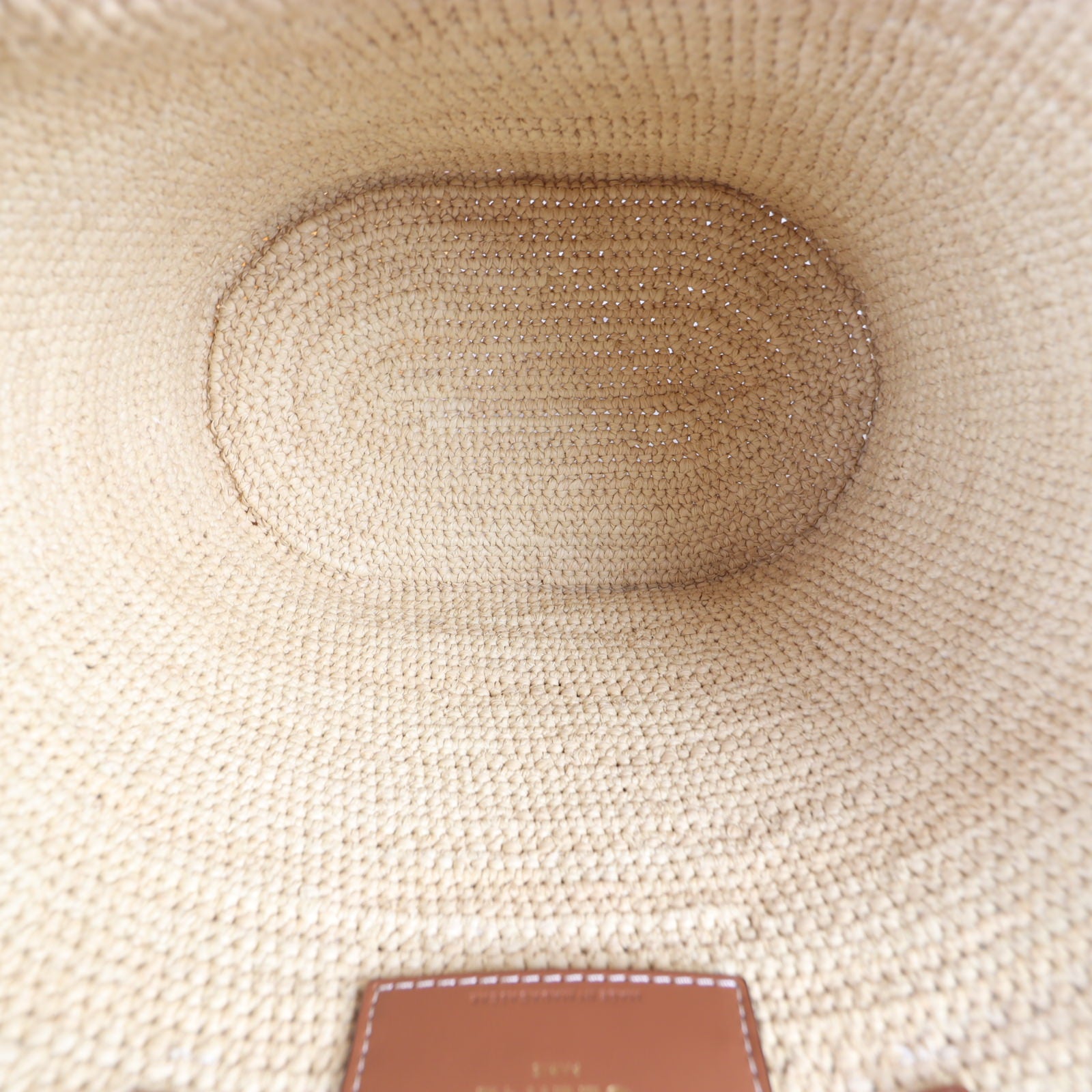 Celine Classic Panier Raffia Tote Teen
