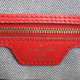 Louis Vuitton Neverfull MM Denim Rouge