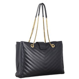 Saint Laurent Chevron Shopping Tote