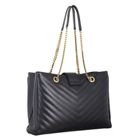 Saint Laurent Chevron Shopping Tote