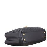 Saint Laurent Chevron Shopping Tote