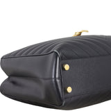 Saint Laurent Chevron Shopping Tote