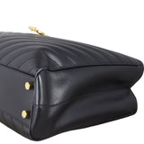 Saint Laurent Chevron Shopping Tote
