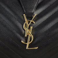 Saint Laurent Chevron Shopping Tote