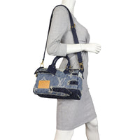 Louis Vuitton Speedy 25 Bandouliere Denim Patch