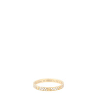 Cartier Love Diamond Paved 18k Yellow Gold Ring Mini