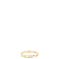 Cartier Love Diamond Paved 18k Yellow Gold Ring Mini