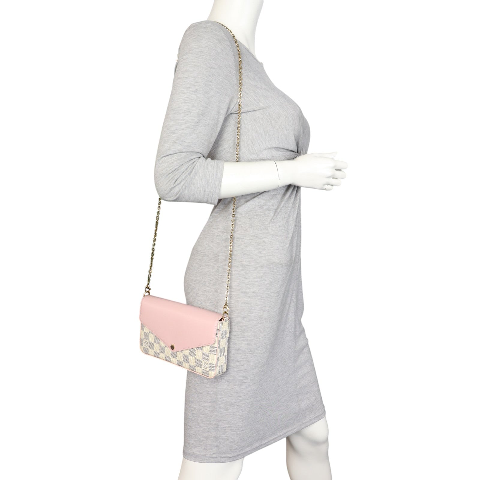 Louis Vuitton Pochette Felicie Damier Azur