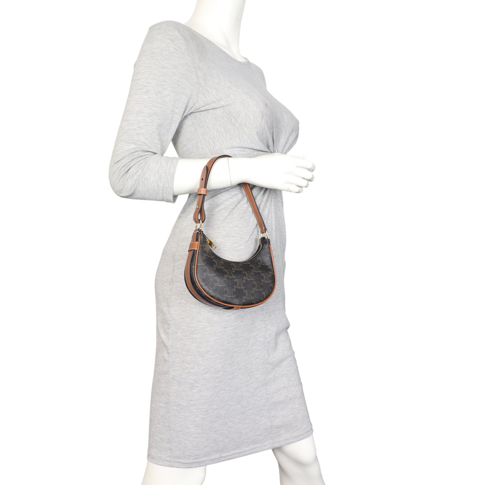 Celine Ava Triomphe Hobo Mini