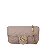 Gucci GG Marmont Matelasse Super Mini Shoulder Bag