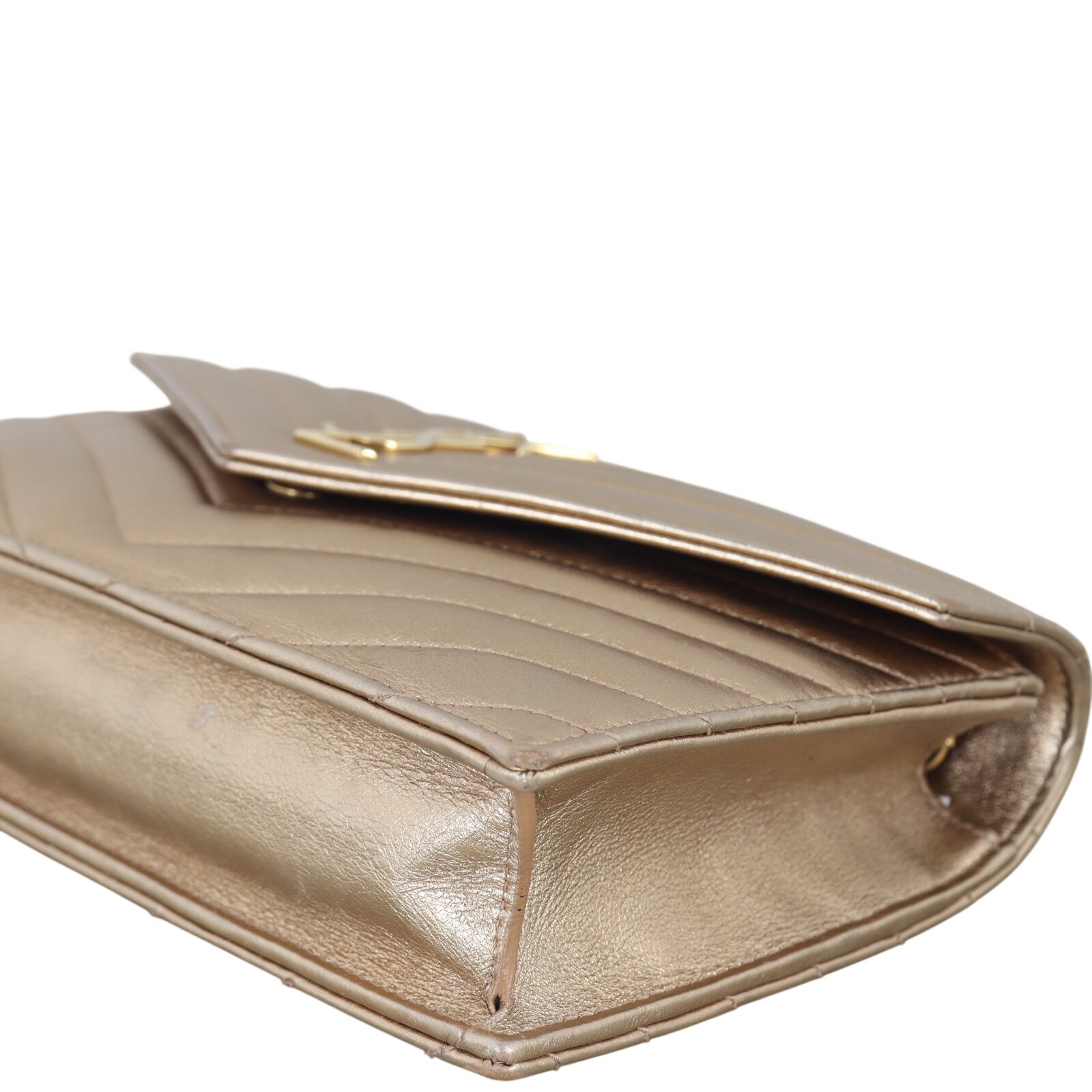 Saint Laurent Cassandre Envelope Chain Wallet