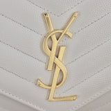 Saint Laurent Cassandre Flap Wristlet Pouch
