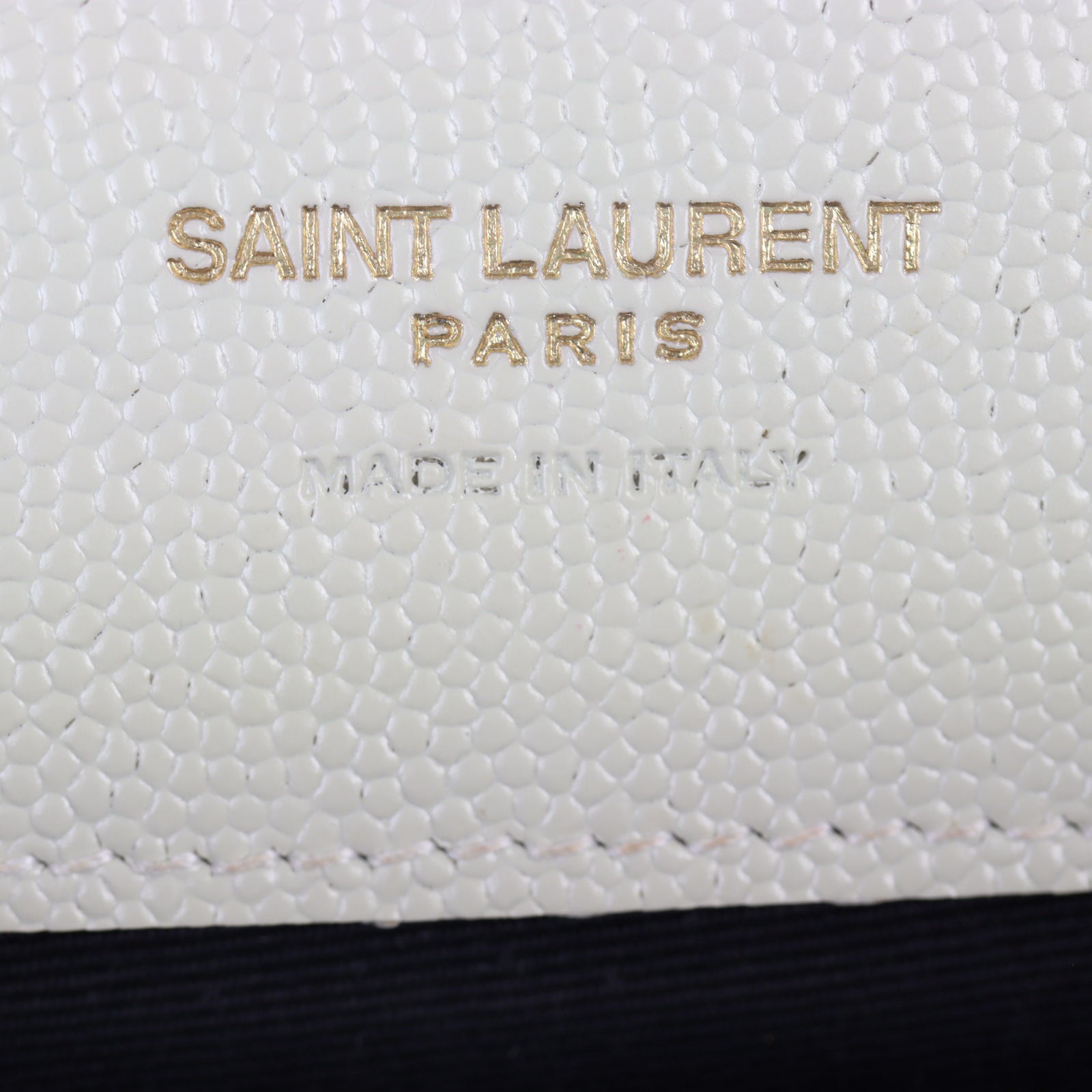Saint Laurent Cassandre Flap Wristlet Pouch