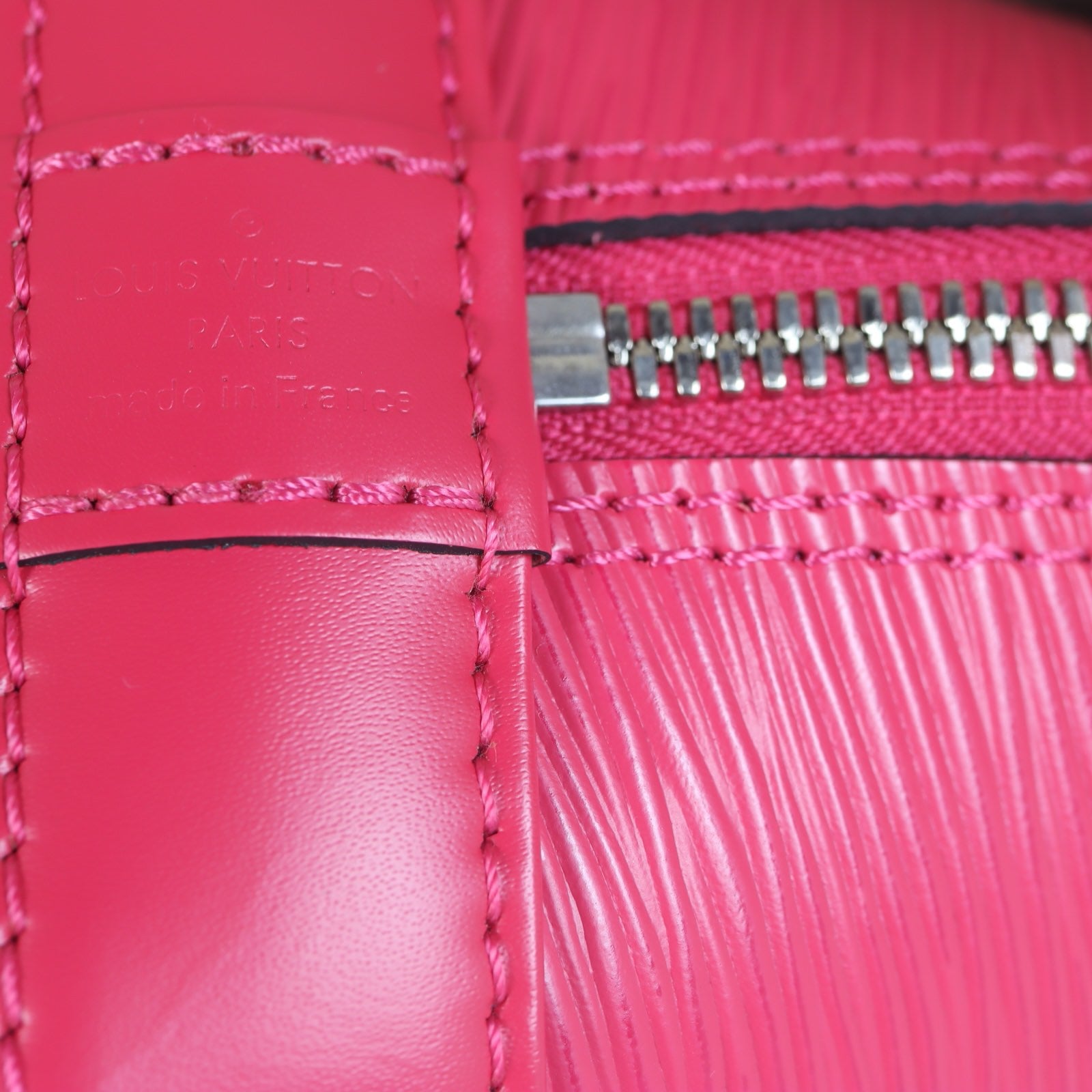 Louis Vuitton Alma BB Epi with Embroidered Strap