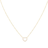Tiffany & Co Metro Heart Diamond 18k Rose Gold Necklace