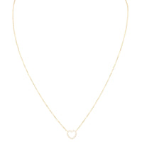 Tiffany & Co Metro Heart Diamond 18k Rose Gold Necklace