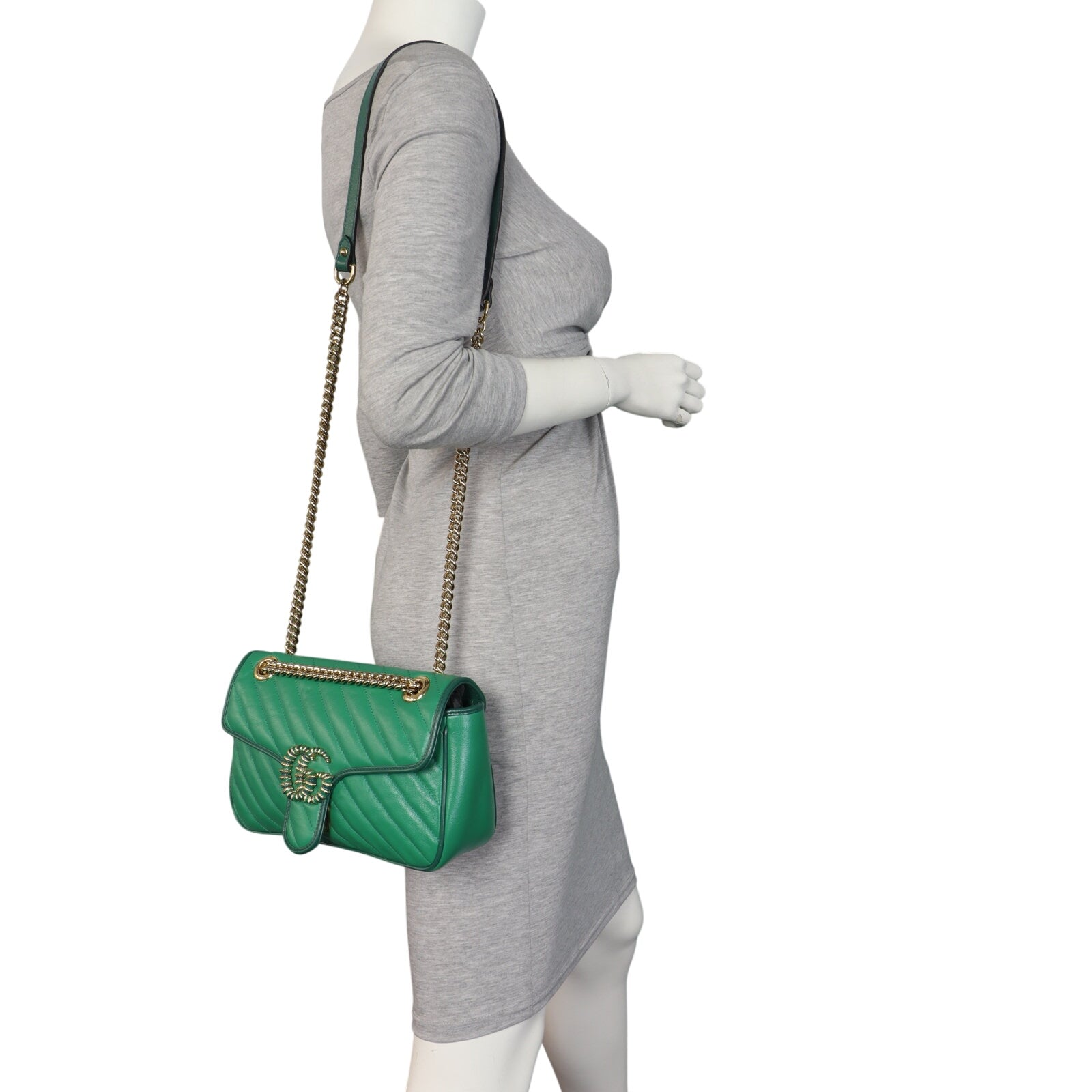 Gucci GG Marmont Matelasse Small Torchon Shoulder Bag