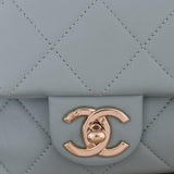 Chanel Elegant Plexi Double Chain Flap Bag