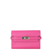 Hermes Kelly Depliant Wallet Chevre Mysore Medium
