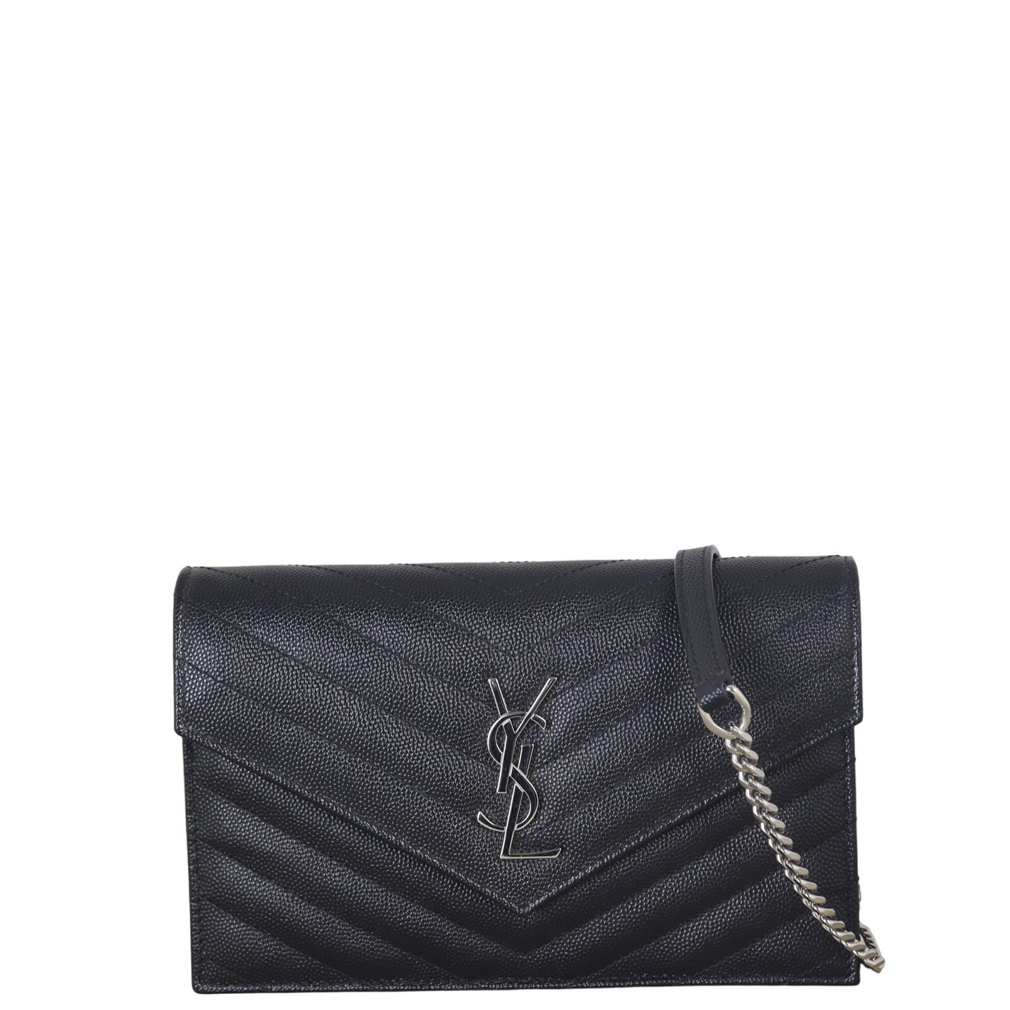 Saint Laurent Cassandre Envelope Chain Wallet