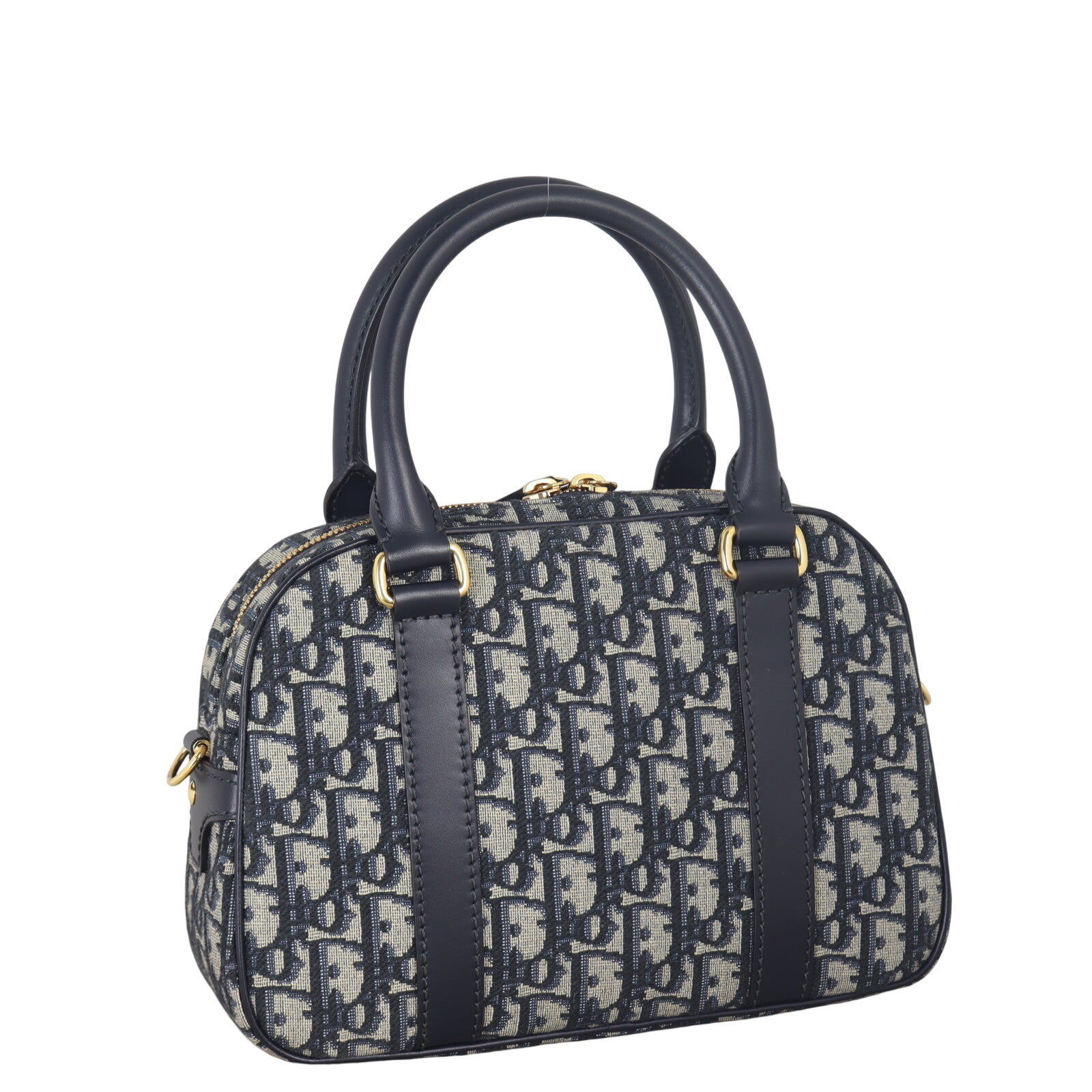 Dior D-Vibe Bowling Bag Medium Oblique