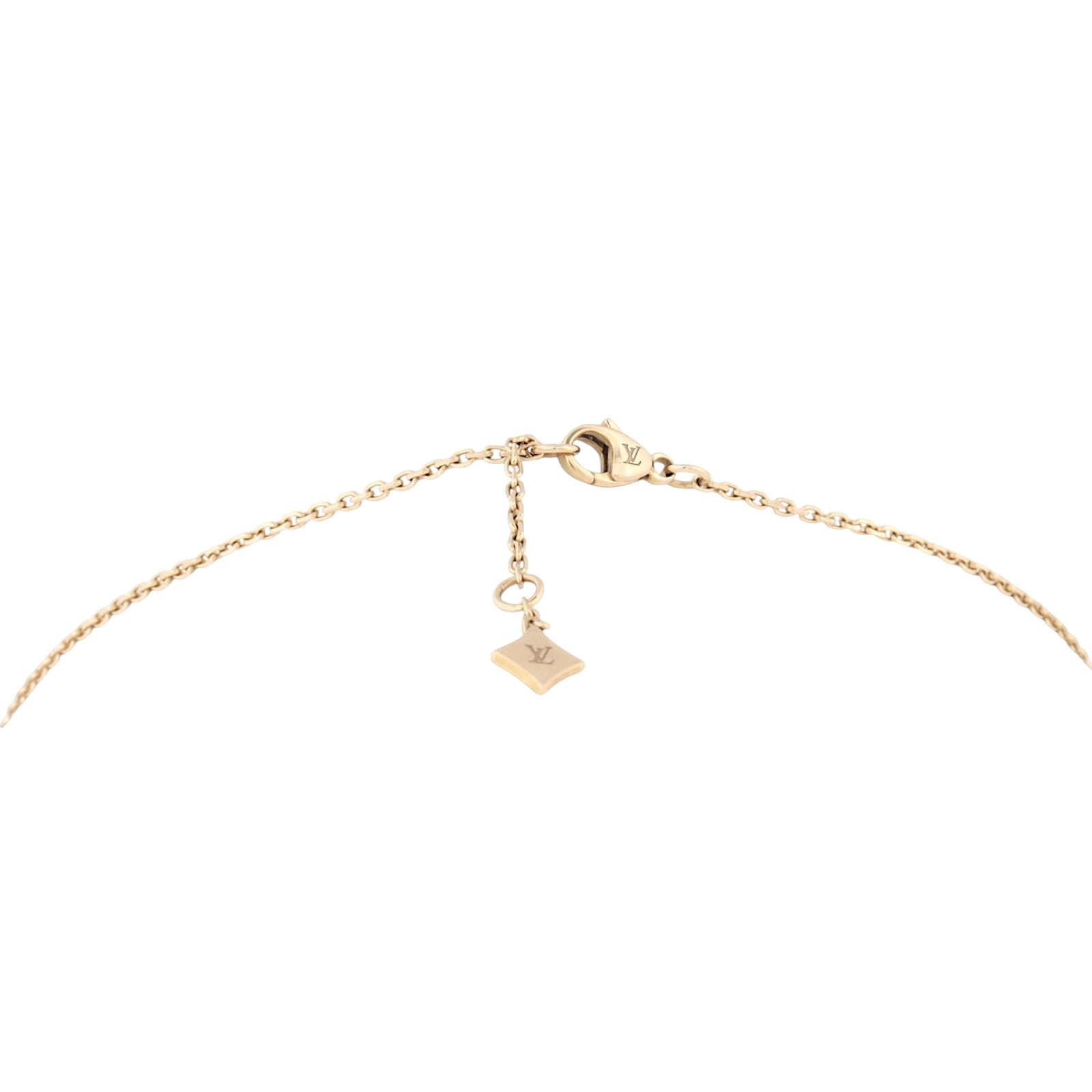 Louis Vuitton Star Blossom Diamond 18k Rose Gold Pendant Necklace