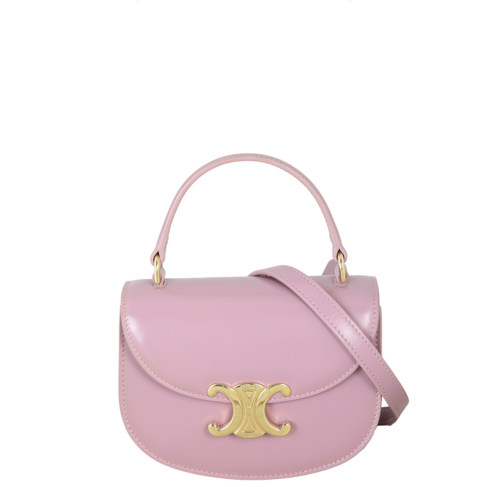 Celine Triomphe Besace Clea Mini Top Handle Bag