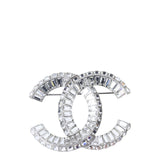 Chanel Crystal Baguette CC Brooch
