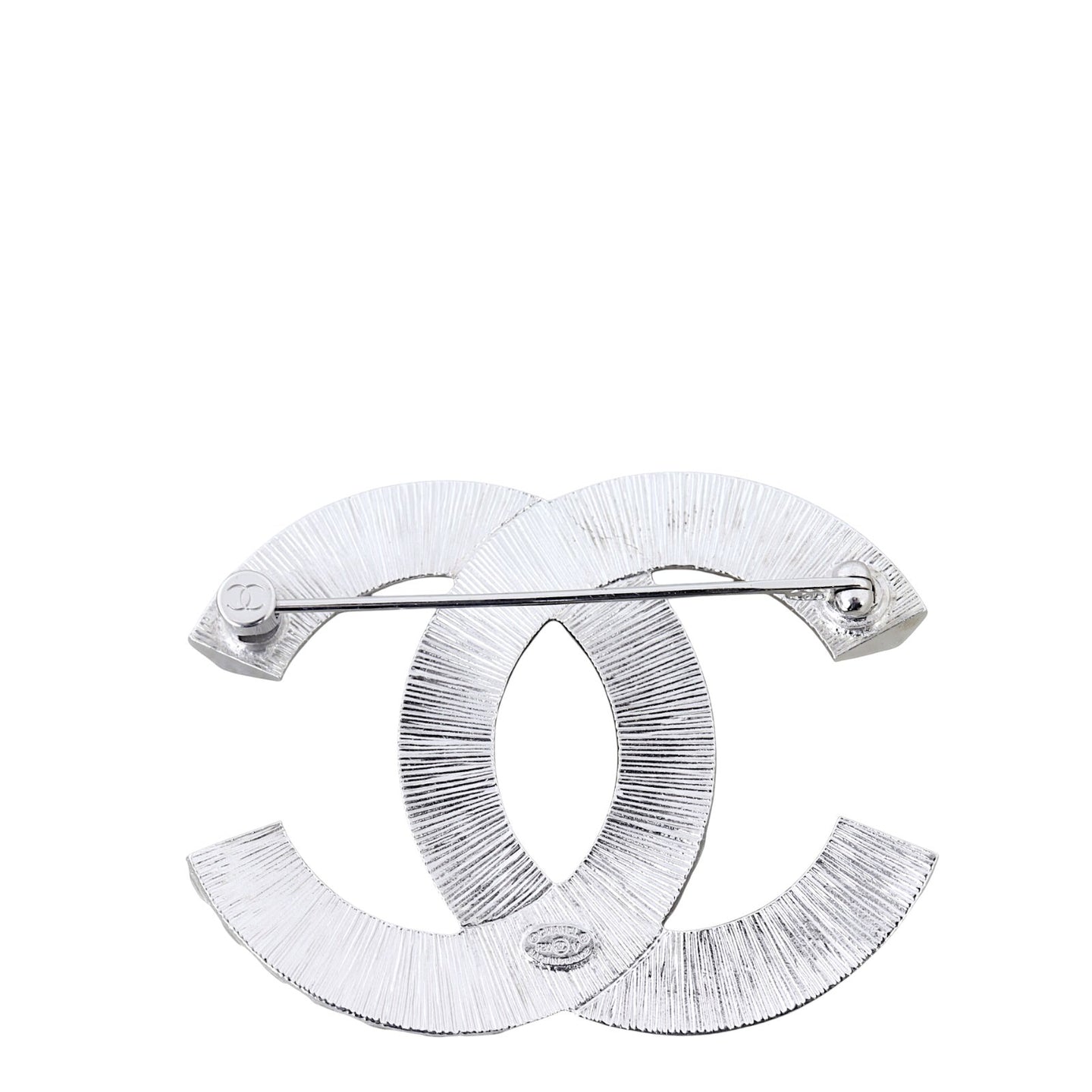 Chanel Crystal Baguette CC Brooch