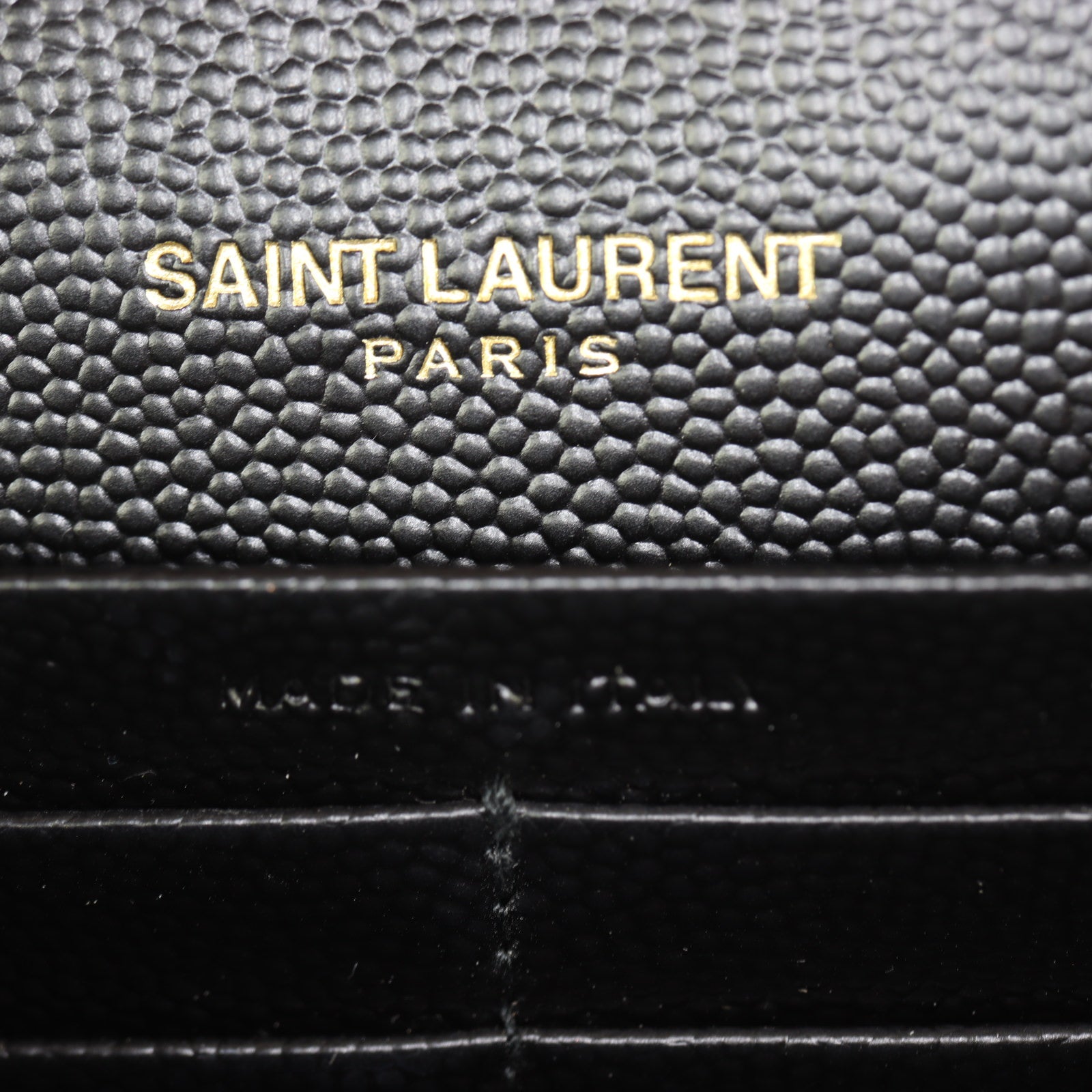 Saint Laurent Cassandre Envelope Chain Wallet