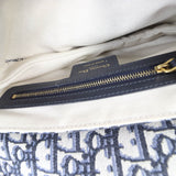 Dior Saddle Bag Oblique with Embroidered Strap