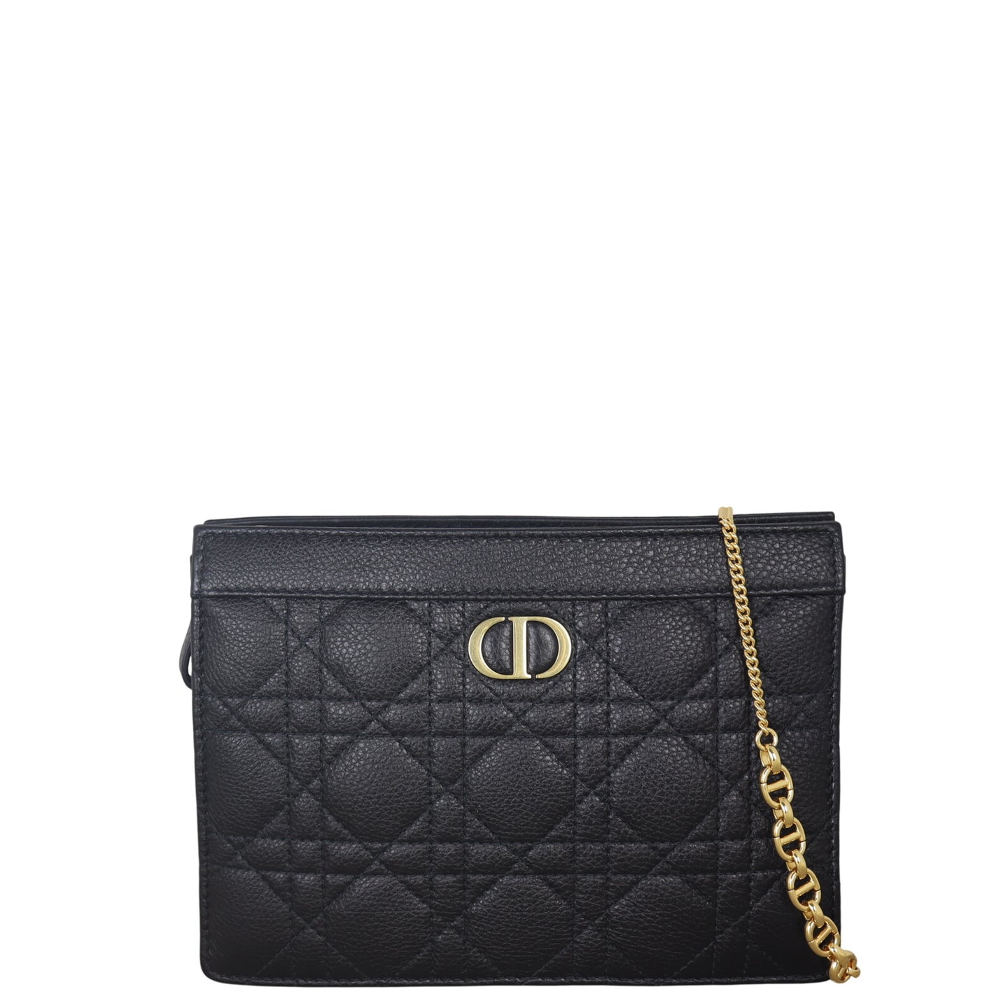 Dior Caro Zip Pouch on Chain