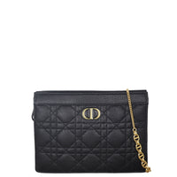 Dior Caro Zip Pouch on Chain