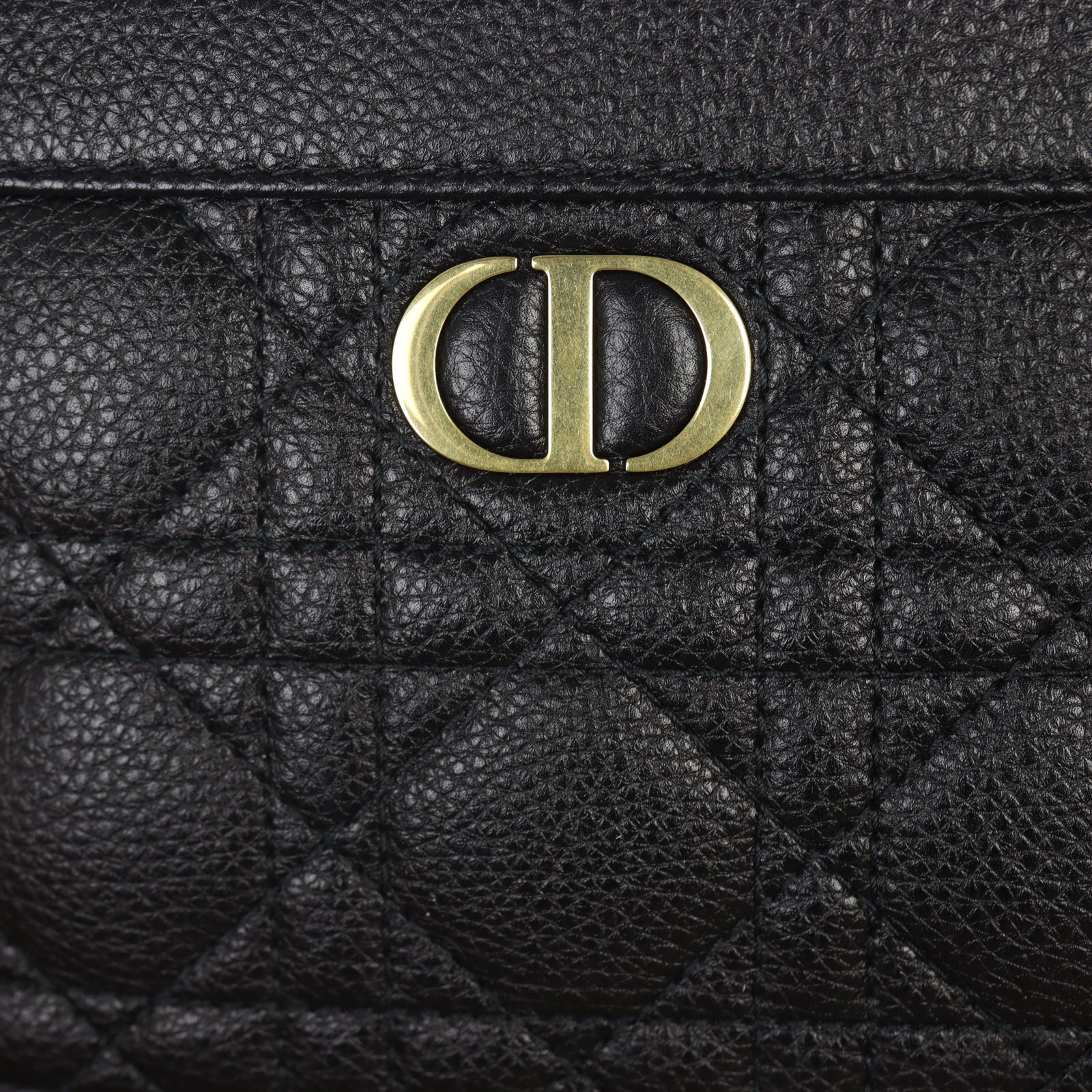 Dior Caro Zip Pouch on Chain