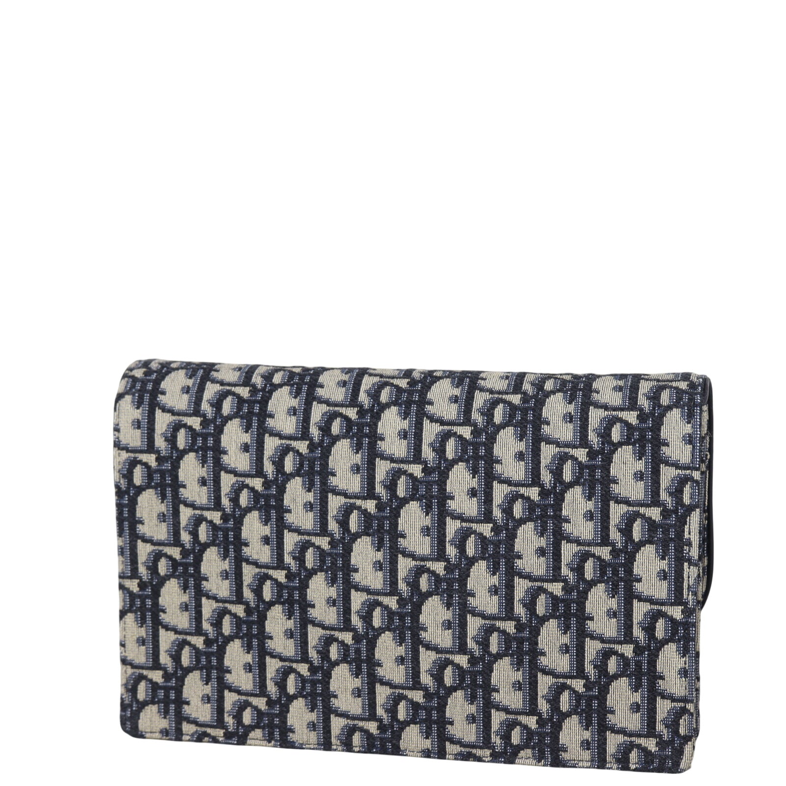 Dior Saddle Pouch Wallet on Chain Oblique