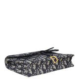 Dior Saddle Pouch Wallet on Chain Oblique