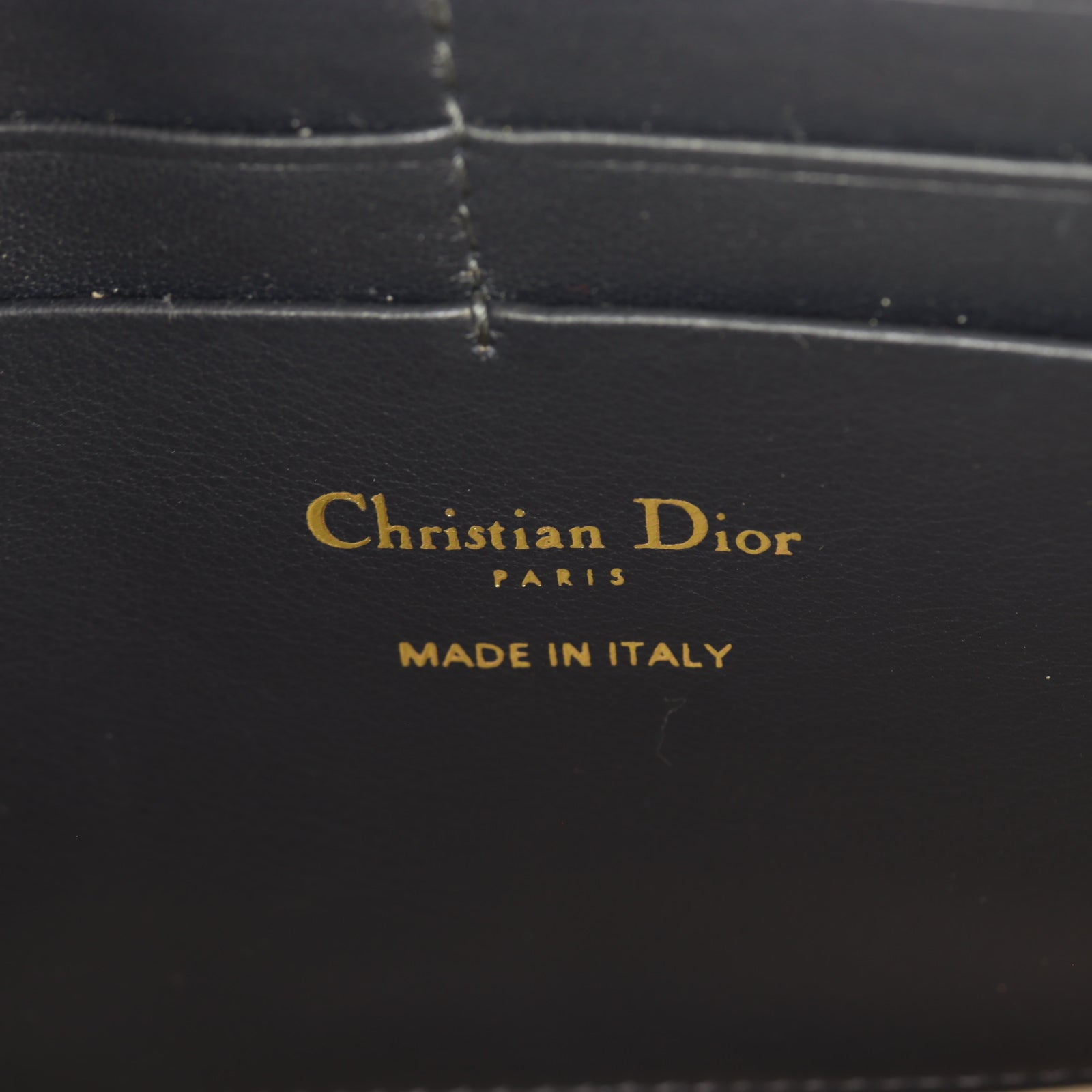 Dior Saddle Pouch Wallet on Chain Oblique